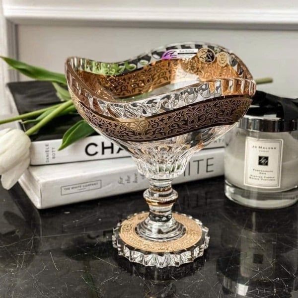 Chân bồng Wool Romantic 20.5cm được làm thủ công hoàn toàn và mạ vàng 24k đến từ thương hiệu Ales Zverina sản xuất tại Tiệp Khắc