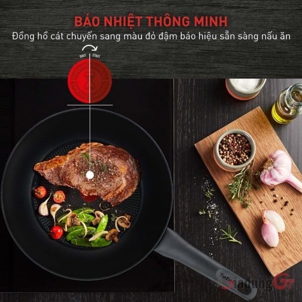 Chảo chống dính Tefal Ultimate size 20cm/24cm/26cm/28cm - Được thiết kế để sử dụng bền lâu