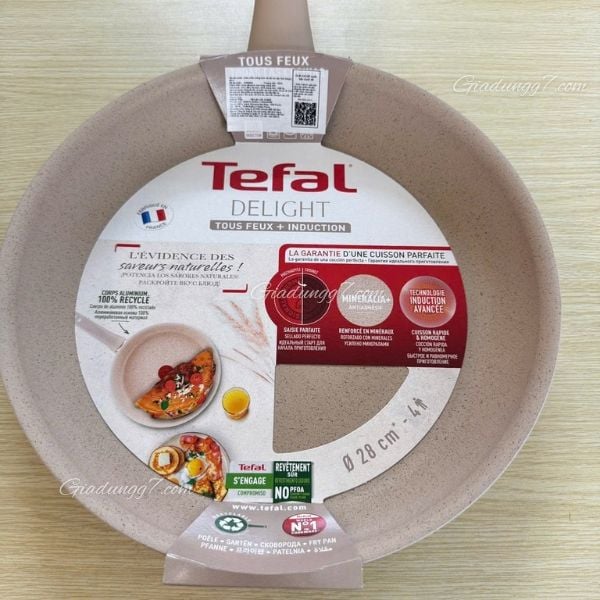 Chảo chống dính Tefal Delight 28cm G29306 Giải pháp nấu ăn dễ dàng và lành mạnh