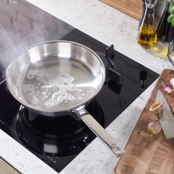 Chảo inox Fissler Original Profi Collection 24cm lòng phẳng Sản xuất tại Đức
