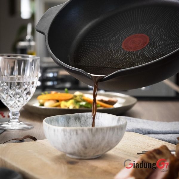 Chảo nướng Tefal Robusto 26cm với Chỉ báo nhiệt độ