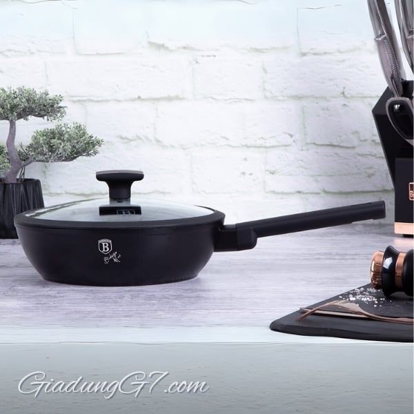 Chảo Sâu Lòng Berlinger Haus BH/7089N 24cm  Chống Dính TitanPro - Nấu Ăn Dễ Dàng