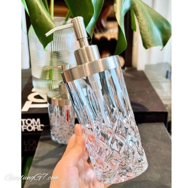Combo 3 món nhà tắm Nachtmann Noblese Chất liệu pha lê không chì