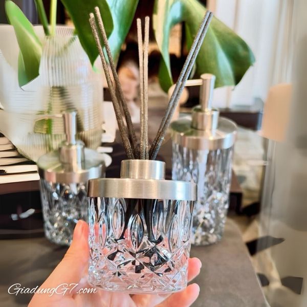 Combo 3 món nhà tắm Nachtmann Noblese Chất liệu pha lê không chì