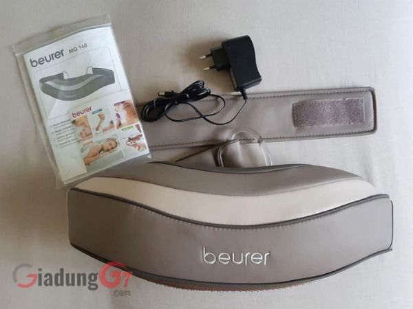 Máy massage cổ Beurer MG148 thiết kế với dây đai thuận tiện để cầm giữ khi massage