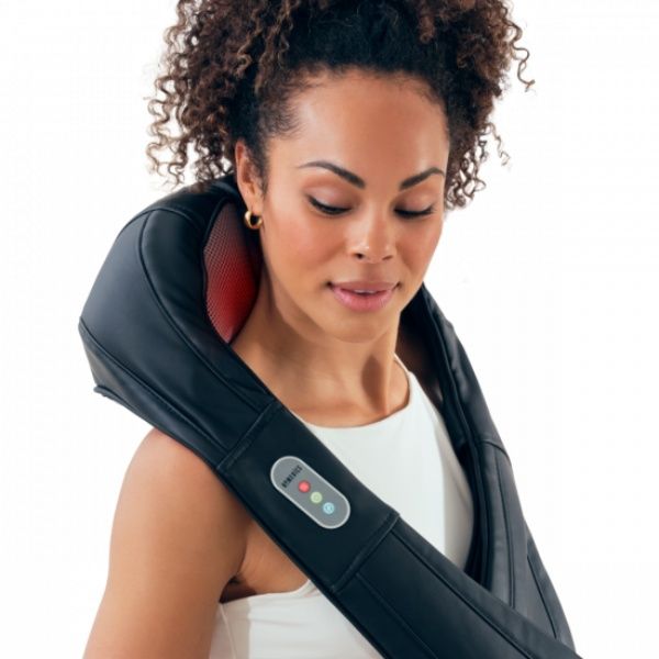 Đai massage cổ vai gáy HoMedics NMS-615 Massage rung giúp tiếp cận các mô và cơ quan sâu hơn để kích thích lưu lượng máu và giảm đau cơ