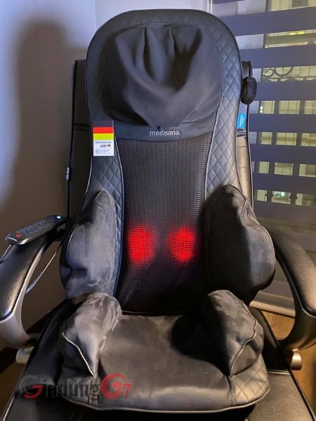 Đệm ghế massage Medisana MCG820 góp phần mang lại cảm giác sảng khoái sau một ngày vất vả và thư giãn các cơ bắp căng cứng.