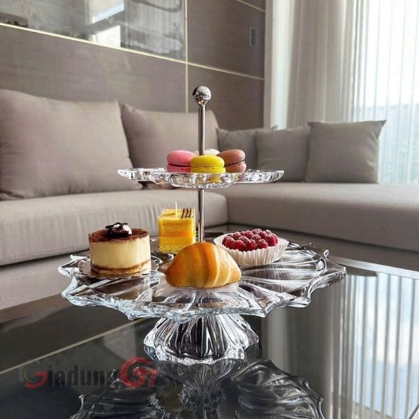 Đĩa pha lê 2 tầng Bohemia Plantica 35cm  là một món quà đầy ý nghĩa để bạn dành tặng cho người thân, bạn bè, đồng nghiệp, đối tác....