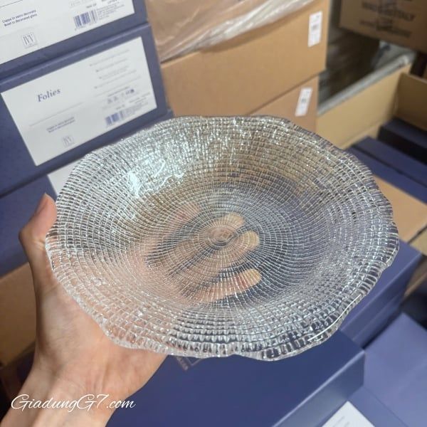 Đĩa pha lê IVV Diamante Soup Dish 24cm Pha lê không chì – Lựa chọn an toàn cho sức khỏe và thẩm mỹ vượt trội