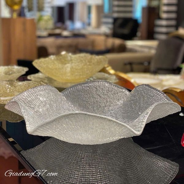 Đĩa pha lê IVV Folies Centrepiece 41cm