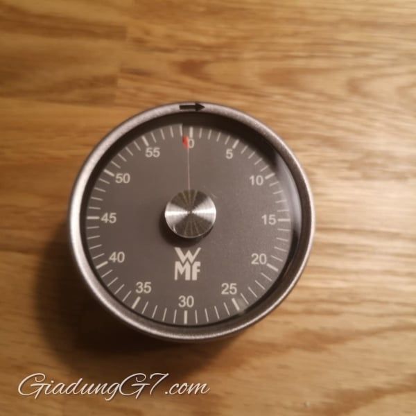 Đồng Hồ Hẹn Giờ Nấu Ăn WMF Magnetischer Kurzzeitmesser Cảm biến    Màn hình hiển thị thời gian còn lại
