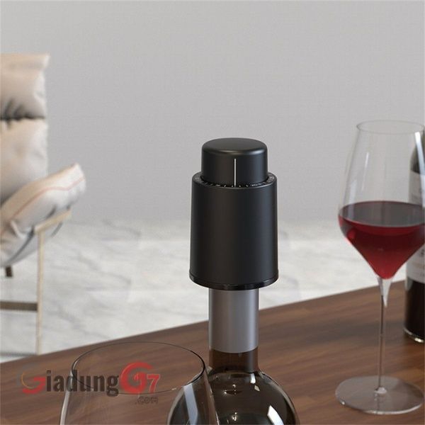 Nút đậy chai sau khi mở rượu trong bộ Dụng cụ mở rượu vang tự động Electric Wine Set