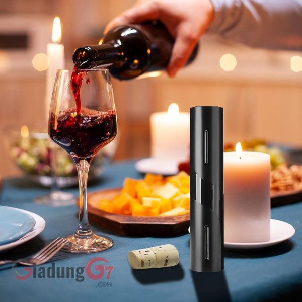 Dụng cụ mở rượu vang tự động Electric Wine Set cực kỳ sang trọng và hoàn hảo cho các bữa tiệc