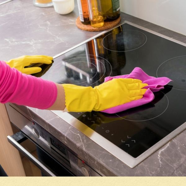 Dung dịch vệ sinh bếp từ Denkmit 3in1 D07 Làm sạch mặt bếp từ, duy trì độ bóng sáng, bảo vệ bề mặt bếp