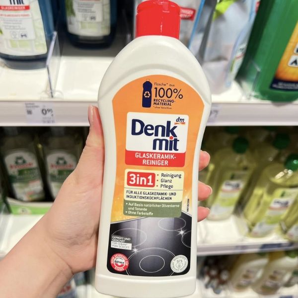 Dung dịch vệ sinh bếp từ Denkmit 3in1 D07 Công Nghệ Trung Tính, Loại Bỏ Mùi Khó Chịu