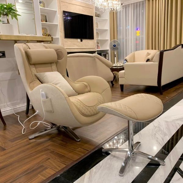 Ghế massage Nouhaus Classic Với các con lăn massage trải dài nó có thể chạm tới phần đầu, vai, cổ gáy và đặc biệt là khả năng massage toàn bộ phần lưng và hông.