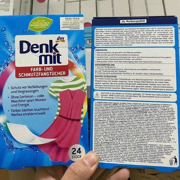 Giấy hút màu chống phai Denkmit An Toàn Cho Vải, Bảo Vệ Sợi Vải Hiệu Quả