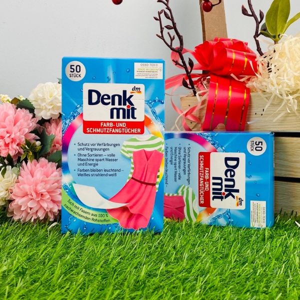 Giấy hút màu chống phai Denkmit - Loại 50 tờ An Toàn Cho Vải, Bảo Vệ Sợi Vải Hiệu Quả