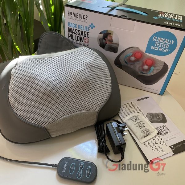 Gối massage HoMedics SP-100H-GB Công nghệ massage Shiatsu 3D