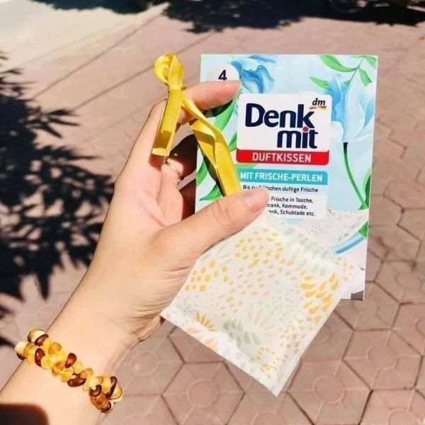 Hộp 4 túi thơm Denkmit để tủ quần áo - Hương thơm dịu nhẹ, lưu hương lâu dài