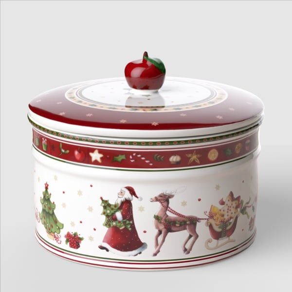 Hũ bánh quy Villeroy & Boch Winter Bakery Delight 17.3cm được làm bằng sứ cao cấp chắc chắn