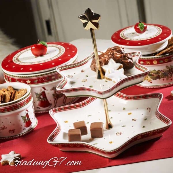 Hũ bánh quy Villeroy & Boch Winter Bakery Delight 17.3cm hoàn hảo để làm đẹp căn bếp của bạn