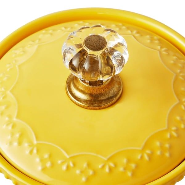 Hũ Đựng Tỏi The Pioneer Woman Sweet Romance có Kết cấu gốm bền bỉ