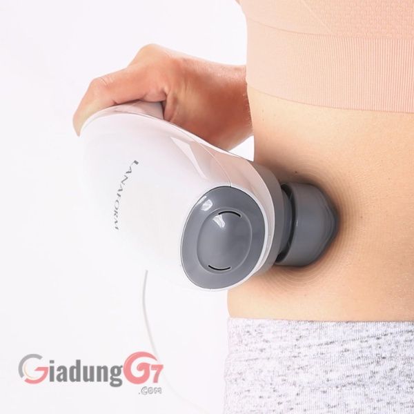 Nhờ tay cầm tiện dụng, máy massage cầm tay Lanaform Body Tapping thích ứng với mọi kiểu cầm mà không cần dùng lực