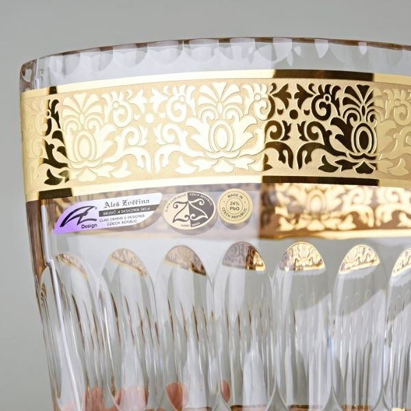 Lọ hoa pha lê Ales Zverina Flate Romantic 23cm – Vẻ đẹp tinh tế, sang trọng đậm chất cổ điển