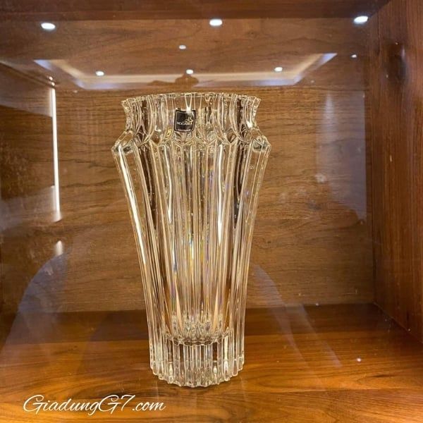 Lọ hoa Rogaska Crown Jewel 25cm Chất Liệu Pha Lê Cao Cấp