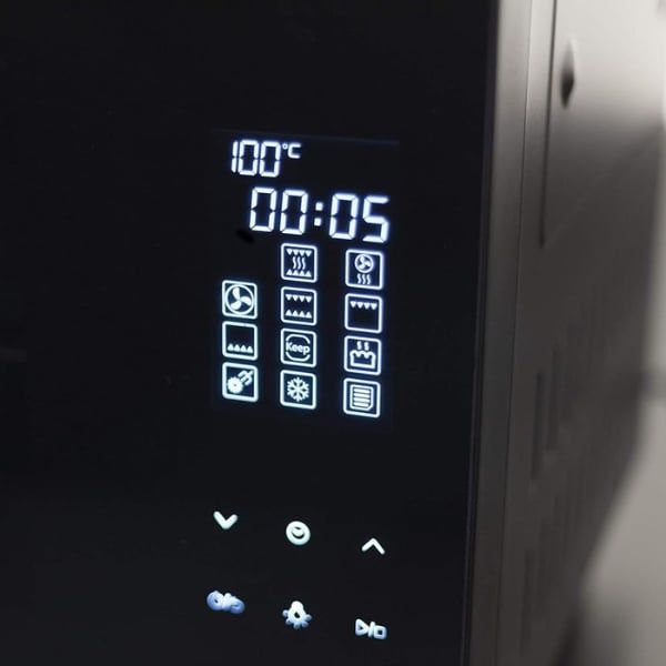 Lò nướng kiêm hấp CASO Steam Chef 3066 với Màn hình LED dễ đọc và vận hành & cảm biến cảm ứng.