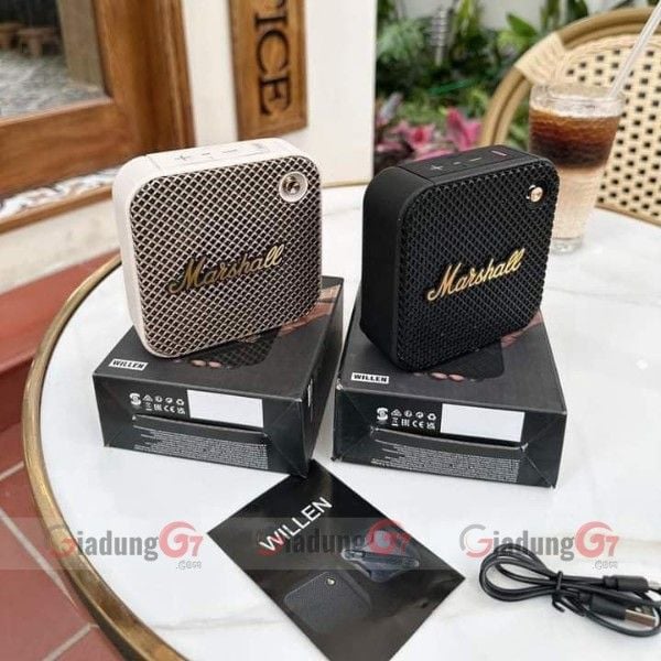 Loa bluetooth Marshall Willen là chiếc loa di động mạnh mẽ được tạo ra để cùng bạn đi khắp mọi nơi