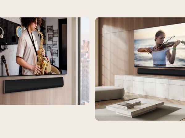 Loa thanh LG SG10TY Thiết kế phù hợp với dòng LG OLED G