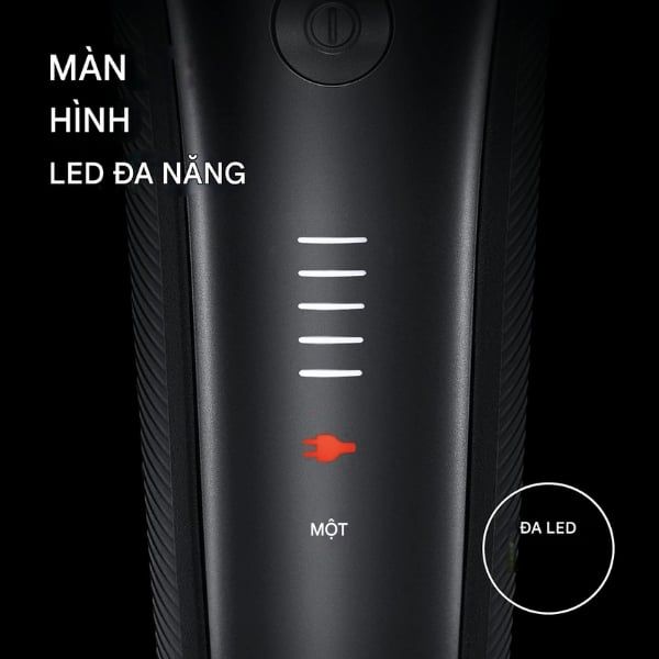 Máy cạo râu khô ướt Panasonic ES-LS6A-K803  tích hợp máy cắt tỉa pop-up với lưỡi dao thép không gỉ bền bỉ và cạnh 45 độ