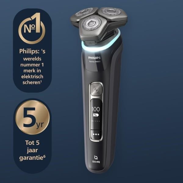 Máy cạo râu Philips Series 9000 S9976/63 Dao cạo hỗ trợ AI, khả năng tiếp cận vượt trội
