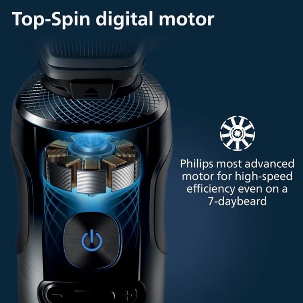 Máy cạo râu Philips SP9841/84 Norelco Series 9000 Prestige Lưỡi dao cạo râu NanoTech Dual Precision
