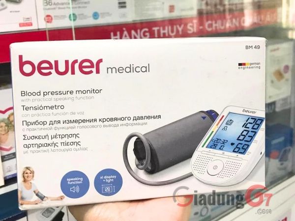 Hộp đựng Máy đo huyết áp điện tử bắp tay Beurer BM49