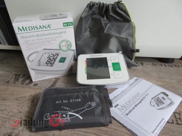 Máy đo huyết áp Medisana BU512 đi kèm với một túi đựng tiện dụng bổ sung để vận chuyển dễ dàng và an toàn.