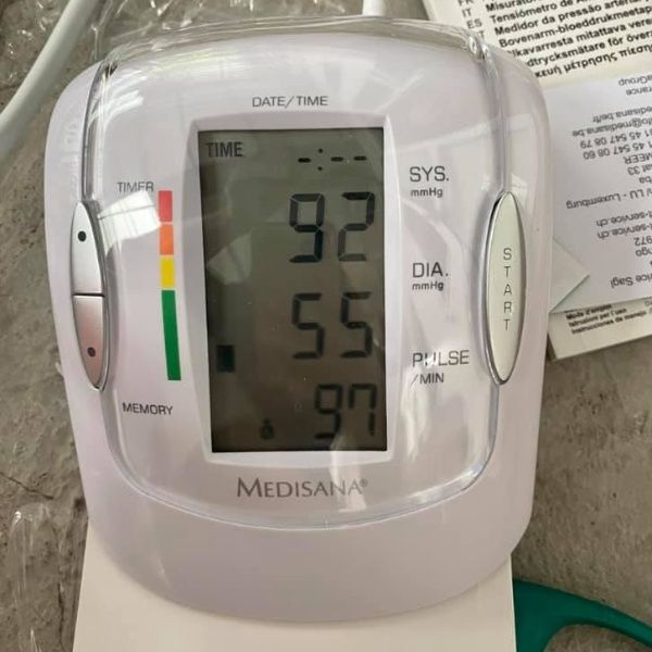Máy đo huyết áp Medisana MTP Pro lấy trọng số trung bình của 3 lần đo liên tiếp, độ chính xác của phép đo cao hơn đối với huyết áp dao động mạnh