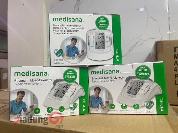 Hộp đựng của Máy đo huyết áp bắp tay Medisana MTP Pro