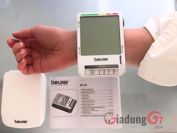 Máy đo huyết áp cổ tay Beurer BC85 giúp kiểm soát huyết áp mang lại sự an toàn trong một thiết kế nhỏ gọn