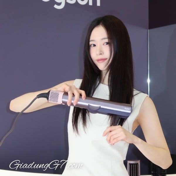 Máy duỗi tóc Dyson Airstrait HT01 Jasper plum 2025 Hiệu suất không khí mạnh mẽ và chuẩn xác (Precision Air jets)