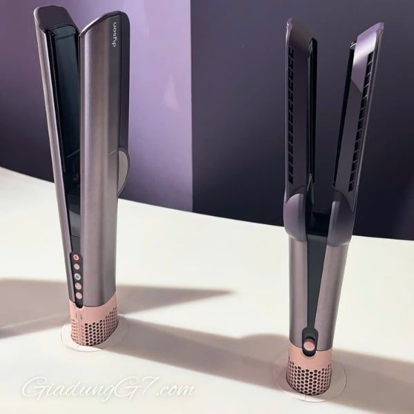 Máy duỗi tóc Dyson Airstrait HT01 Jasper plum 2025 Hiệu suất không khí mạnh mẽ và chuẩn xác (Precision Air jets)