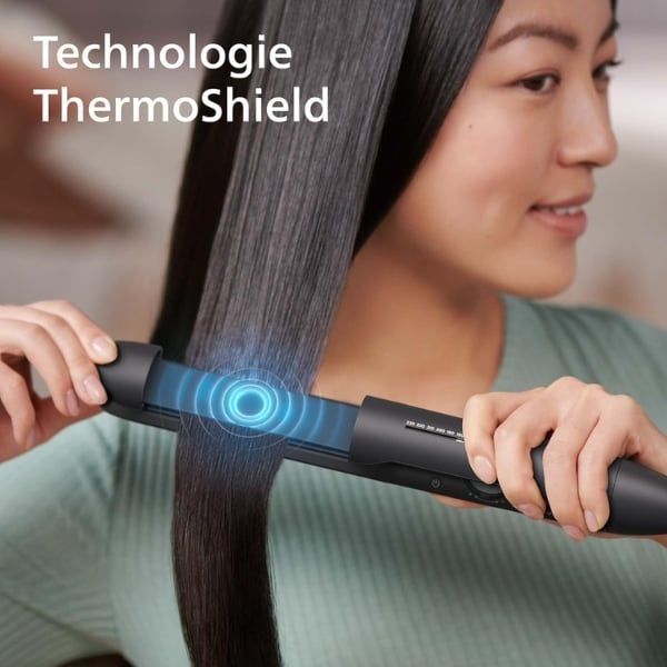 Máy Ép Tóc Cao Cấp Philips BHS510/00 Phạm Vi Nhiệt Độ Từ 120°C Đến 230°C – Tùy Chỉnh Dễ Dàng