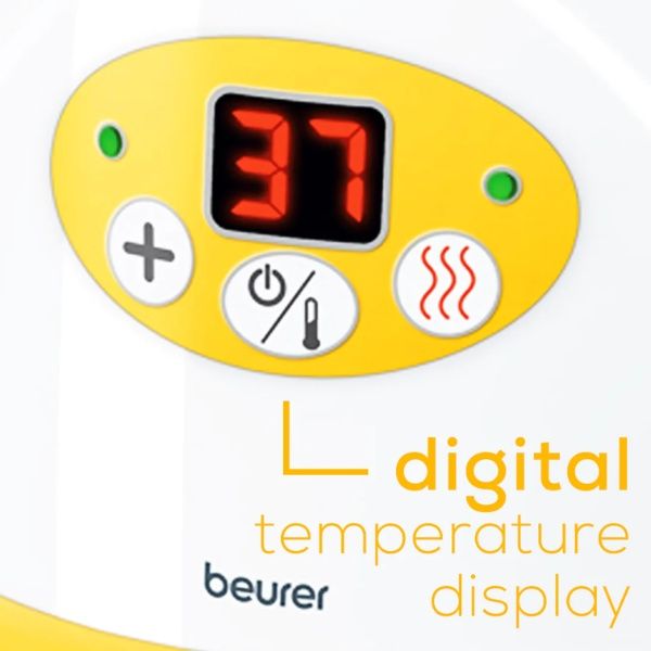 Máy hâm nóng bình sữa Beurer BY52 Có màn hình LED hiển thị nhiệt độ chính xác