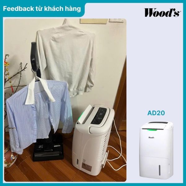 Máy Hút Ẩm Kiêm Lọc Không Khí Wood’s AD20 Công nghệ lọc được cấp bằng sáng chế