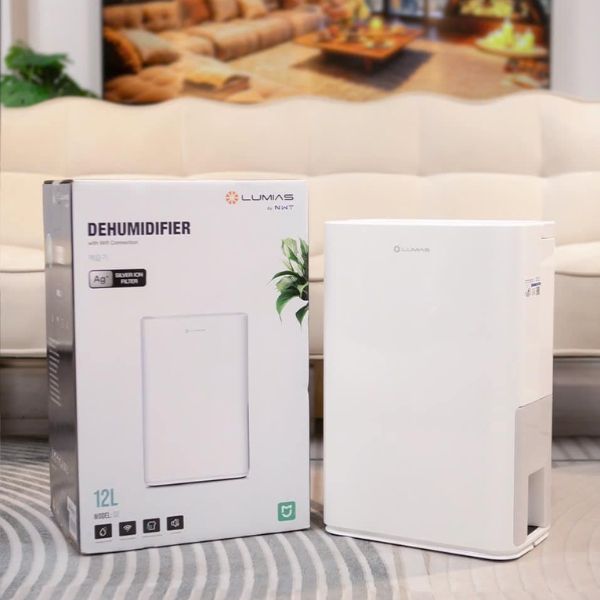 Máy Hút Ẩm Lumias NWT D2 12L có công suất 265W, hút ẩm lên đến 12L/ngày