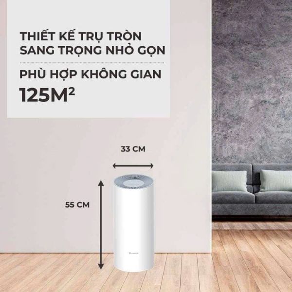 Máy hút ẩm Lumias D3T Pro 28L 125m2 Thiết Kế Nhỏ Gọn, An Toàn Tuyệt Đối
