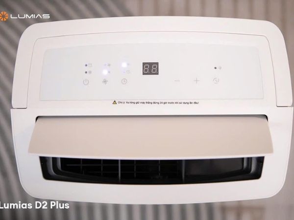 Máy hút ẩm Lumias NWT D2 Plus 20L Với 325W, máy có khả năng hút ẩm lên đến 20L/ngày