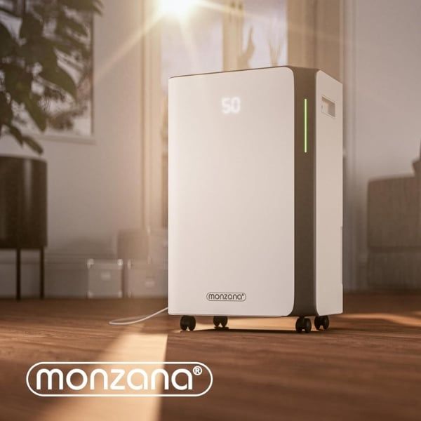 Máy hút ẩm Monzana 20L/ngày Thiết Kế Tiện Dụng, Dễ Dàng Di Chuyển